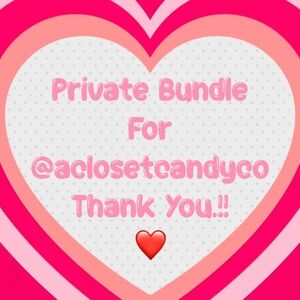 PINK Private Bundle For @aclosetcandyco❤️